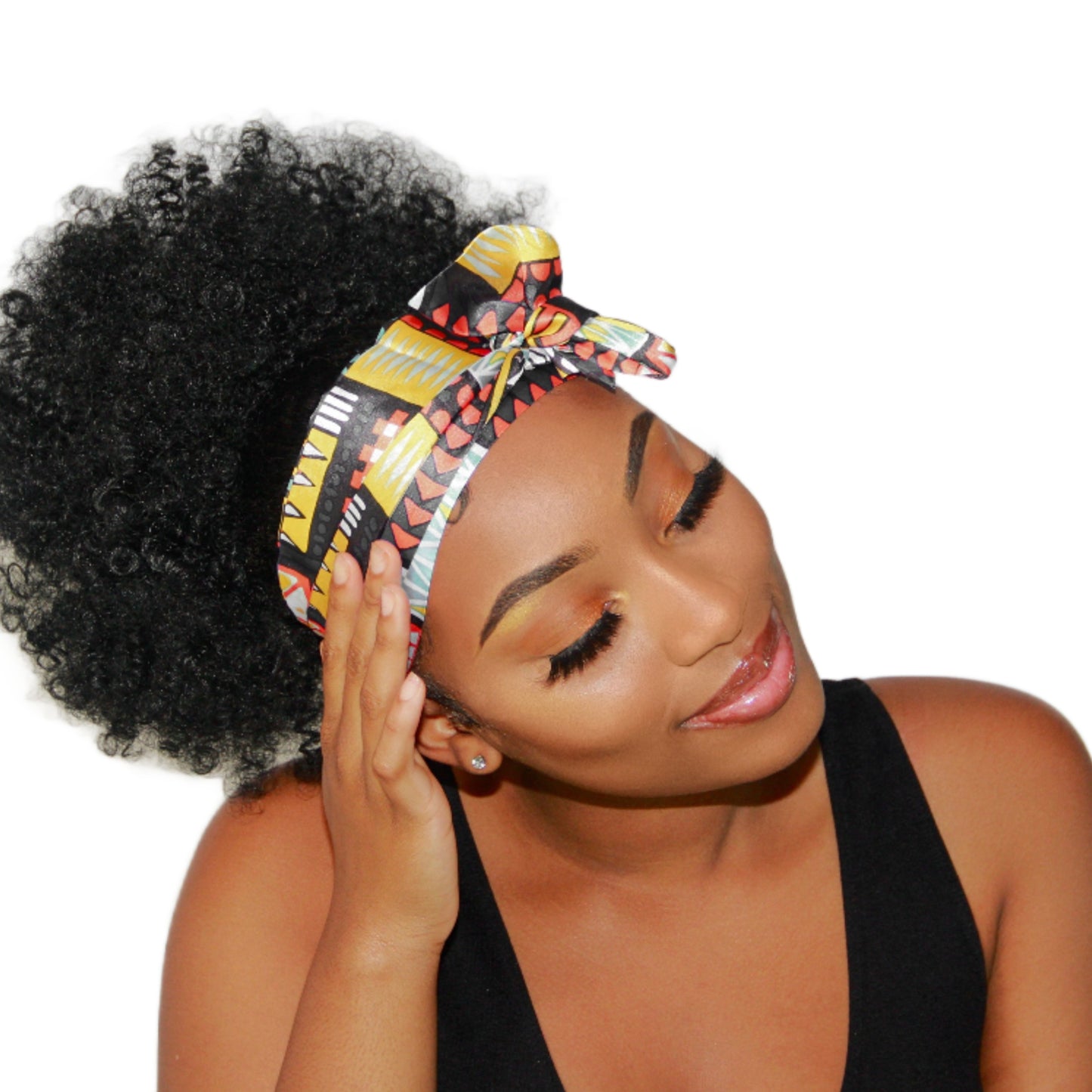 Satin Edge Scarf Tribal